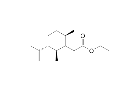 Ethyl [(2R,3R,6R)-2,6-dimethyl-3-isopropenylcyclohexyl]acetate