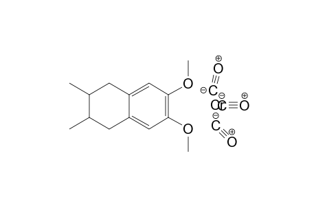 (2RS,3RS,8aSR)-Tricarbonyl(n6-6,7-dimethoxy-2,3-dimethyl-1,2,3,4-tetrahydronaphthalene)chromium(0)