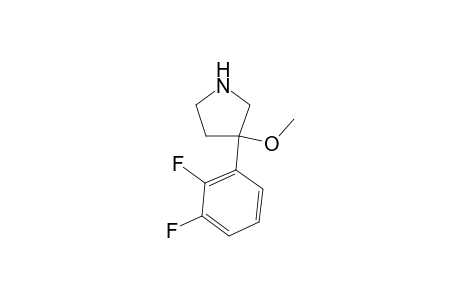 (+)-3-(2,3-difluorophenyl)-3-methoxypyrrolidine