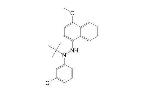 Hydrazine, N-t-butyl-N-(3-chlorophenyl)-N'-(4-methoxy-1-naphthyl)-