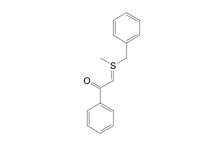 2-[benzyl(methyl)-lambda~4~-sulfanylidene]-1-phenylethanone