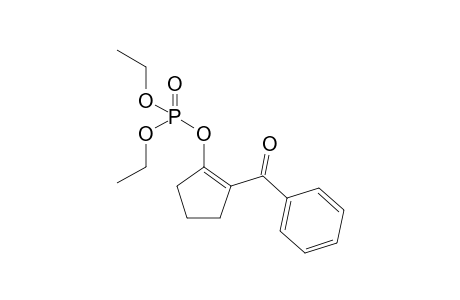 2-Benzoylcyclopent-1-en-1-yl diethyl phosphate