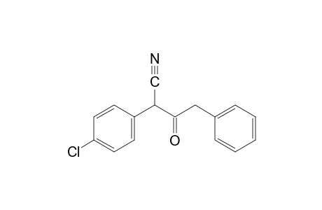 2-(p-chlorophenyl)-4-phenylacetoacetonitrile