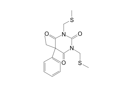 5-Ethyl-1,3-bis(methylthiomethyl)-5-phenyl-2,4,6-pyrimidinetrione