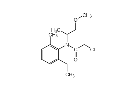 aR, N-(1S)(-)-2-chloro-6'-ethyl-N-(2-methoxy-1-methylethyl)-o-acetotoluidide