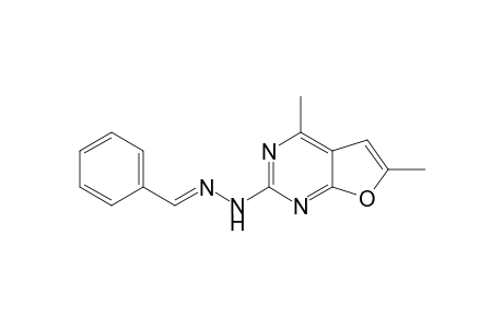 Benzaldehyde (4,6-dimethylfuro[2,3-d]pyrimidin-2-yl)hydrazone