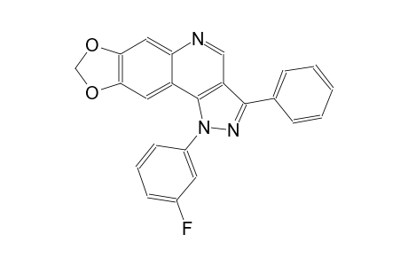 1-(3-fluorophenyl)-3-phenyl-1H-[1,3]dioxolo[4,5-g]pyrazolo[4,3-c]quinoline