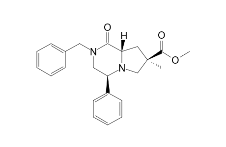 (4S,7R,8aS)-2-Benzyl-7-methoxycarbonyl-7-methyl-4-phenyloctahydropyrrolo[1,2-a]pyrazin-1-one