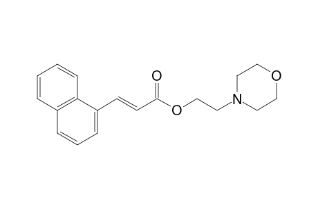 Trans-1-naphthaleneacrylic acid, 2-morpholinoethyl ester