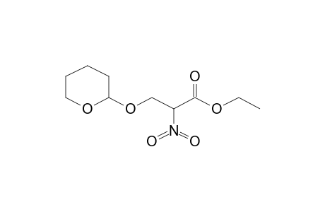 Propanoic acid, 2-nitro-3-[(tetrahydro-2H-pyran-2-yl)oxy]-, ethyl ester, (R*,S*)-(.+-.)-