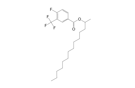 4-Fluoro-3-trifluoromethylbenzoic acid, 2-tetradecyl ester