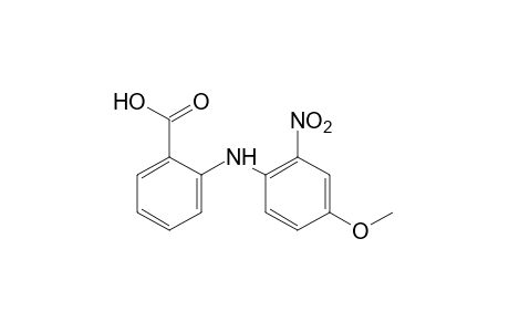 N-(4-methoxy-2-nitrophenyl)anthranilic acid