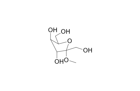 METHYL-BETA-D-SORBOSE,(FURANOSID)