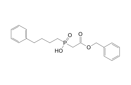 [hydroxy(4-phenylbutyl)phosphinyl]acetic acid, benzyl ester