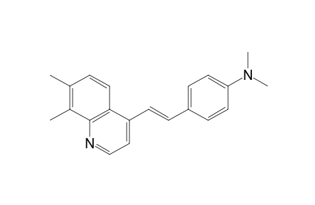 7,8-dimethyl-4-(p-dimethylaminostyryl)quinoline