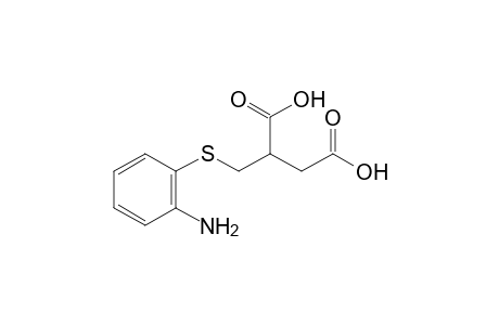 2-[(o-aminophenylthio)methyl]succinic acid