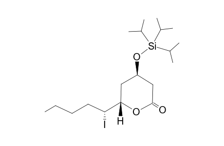 (3RS,5SR,6RS)-6-Iodo-3-triisopropylsilyloxydecan-5-olide