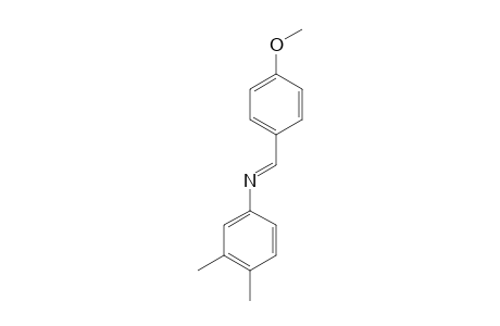 N-(p-methoxybenzylidene)-3,4-xylidine