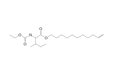 L-Isoleucine, N-ethoxycarbonyl-, undec-10-enyl ester