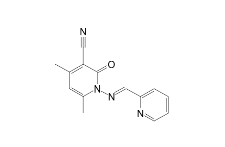 1,2-dihydro-4,6-dimethyl-2-oxo-1-{[(2-pyridyl)methylene]amino}nicotinonitrile