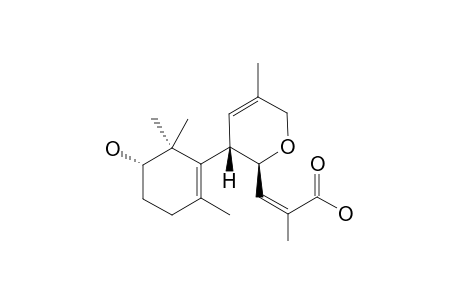 (-)-(AS)-(4-R,5-S,2-Z)-5-[(5-S)-5-HYDROXY-2,6,6-TRIMETHYLCYCLOHEXEN-1-YL]-4,8-EPOXY-2,7-DIMETHYL-DELTA-(2.6)-OCTADIENOIC_ACID