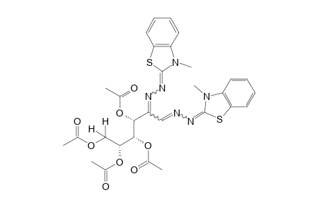 D-arabino-hexasulose, diazine with 3-methyl-2-benzothiazolinone, tetraacetate