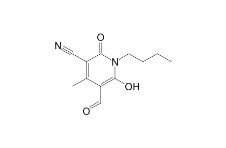 1-Butyl-5-formyl-6-hydroxy-4-methyl-2-oxo-1,2-dihydropyridine-3-carbonitrile