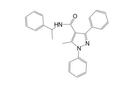 5-methyl-1,3-diphenyl-N-(1-phenylethyl)-1H-pyrazole-4-carboxamide