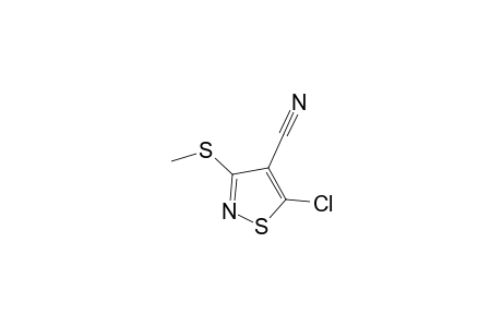 4-Isothiazolecarbonitrile, 5-chloro-3-(methylthio)-
