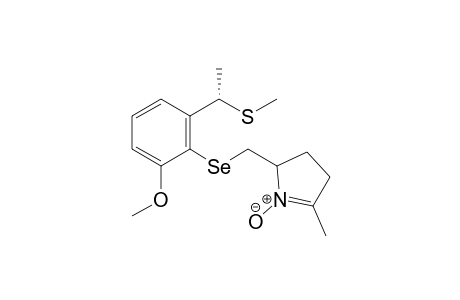 2-[({2-Methoxy-6-[(1S)-1-(methylthio)ethyl]phenyl}seleno)methyl]-5-methyl-3,4-dihydro-2H-pyrrole 1-oxide