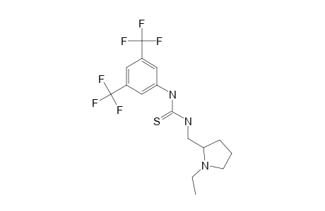 1-[(1-ETHYL-2-PYRROLIDINYL)METHYL]-3-(alpha,alpha,alpha,alpha',alpha',alpha'-HEXAFLUORO-3,5-XYLYL)-2-THIOUREA