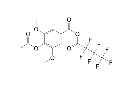 Acetyl syringic heptafluorobutyric anhydride