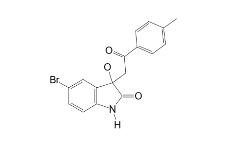 5-bromo-3-hydroxy-3-(p-methylphenacyl)-2-indolinone