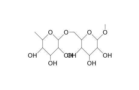 Methyl .beta.-L-fucopyranosyl-(1->6).alpha.-D-galactopyranoside