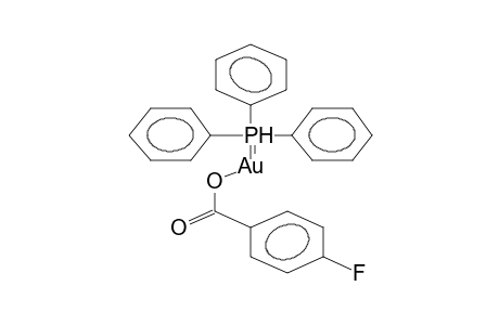 TRIPHENYLPHOSPHINEGOLD PARA-FLUOROBENZOATE