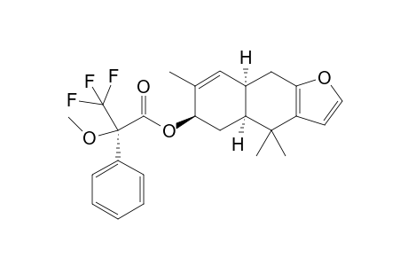 (4aS,6R,8aS)-4,4,7-Trimethyl-4,4a,5,6,8,8a,9-hexahydronaphtho[2,3-b]furan-6-yl (R)-.alpha.-methoxy-.alpha.-(trifluoromethyl)phenylacetiate