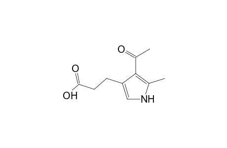 1H-Pyrrole-3-propanoic acid, 4-acetyl-5-methyl-