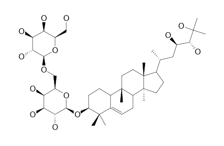 3-O-[[BETA-D-GALACTOPYRANOSYL-(1->6)]-O-BETA-D-GALACTOPYRANOSYL]-23(R),24(R),25-TRIHYDROXYCUCURBIT-5-ENE