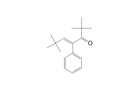 2,2,6,6-tetramethyl-4-phenylhept-4-en-3-one