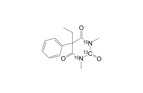 5-Ethyl-1,3-dimethyl-5-phenyl-1,3-diazinane-2,4,6-trione