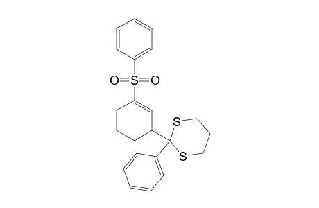 2-Phenyl-2-[3-(phenylsulfonyl)-2-cyclohexenyl]-1,3-dithiane