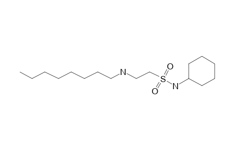 N-Cyclohexyl-2-(octylamino)ethane-1-sulfonamide