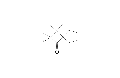 5,5-Diethyl-6,6-dimethyl-spiro[2.3]hexan-4-one