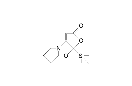 5-Methoxy-5-trimethylsilyl-4-(pyrrolidin-1-yl)-furan-2(5H)-one