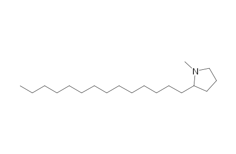 Pyrrolidine, 1-methyl-2-tetradecyl-