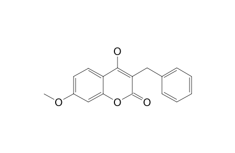3-Benzyl-4-hydroxy-7-methoxy-coumarin