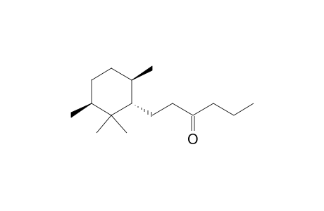 3-Hexanone, 1-(2,2,3,6-tetramethylcyclohexyl)-, (1.alpha.,3.beta.,6.beta.)-