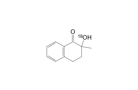 2-methyl-2-(18O)oxidanyl-tetralin-1-one