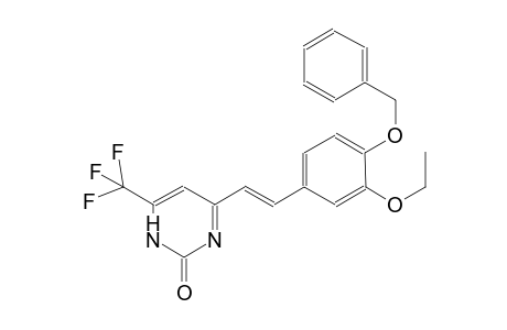 4-[(E)-2-(3-ethoxy-4-phenylmethoxy-phenyl)ethenyl]-6-(trifluoromethyl)-1H-pyrimidin-2-one