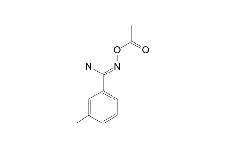 3-Methylbenzamide oxime, o-acetyl-